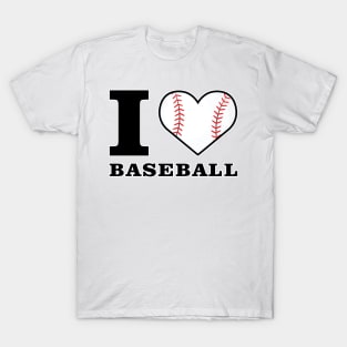 I Love Baseball T-Shirt